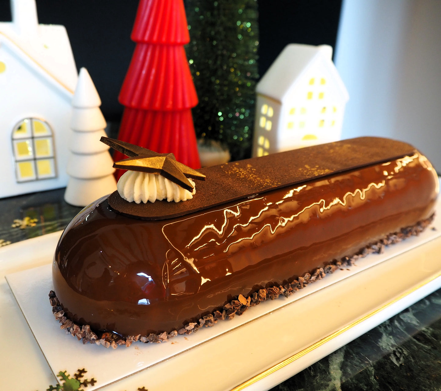 Bûche Santa Claude